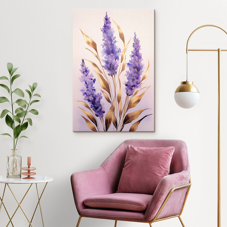 Inflorescențe delicate în nuanțe delicate de lavandă