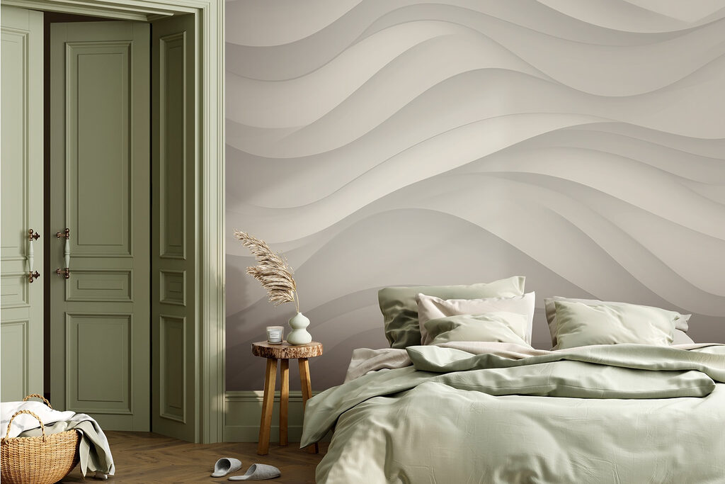 White and grey background