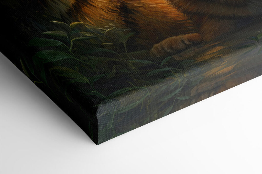 Tiger and a cub in the jungle