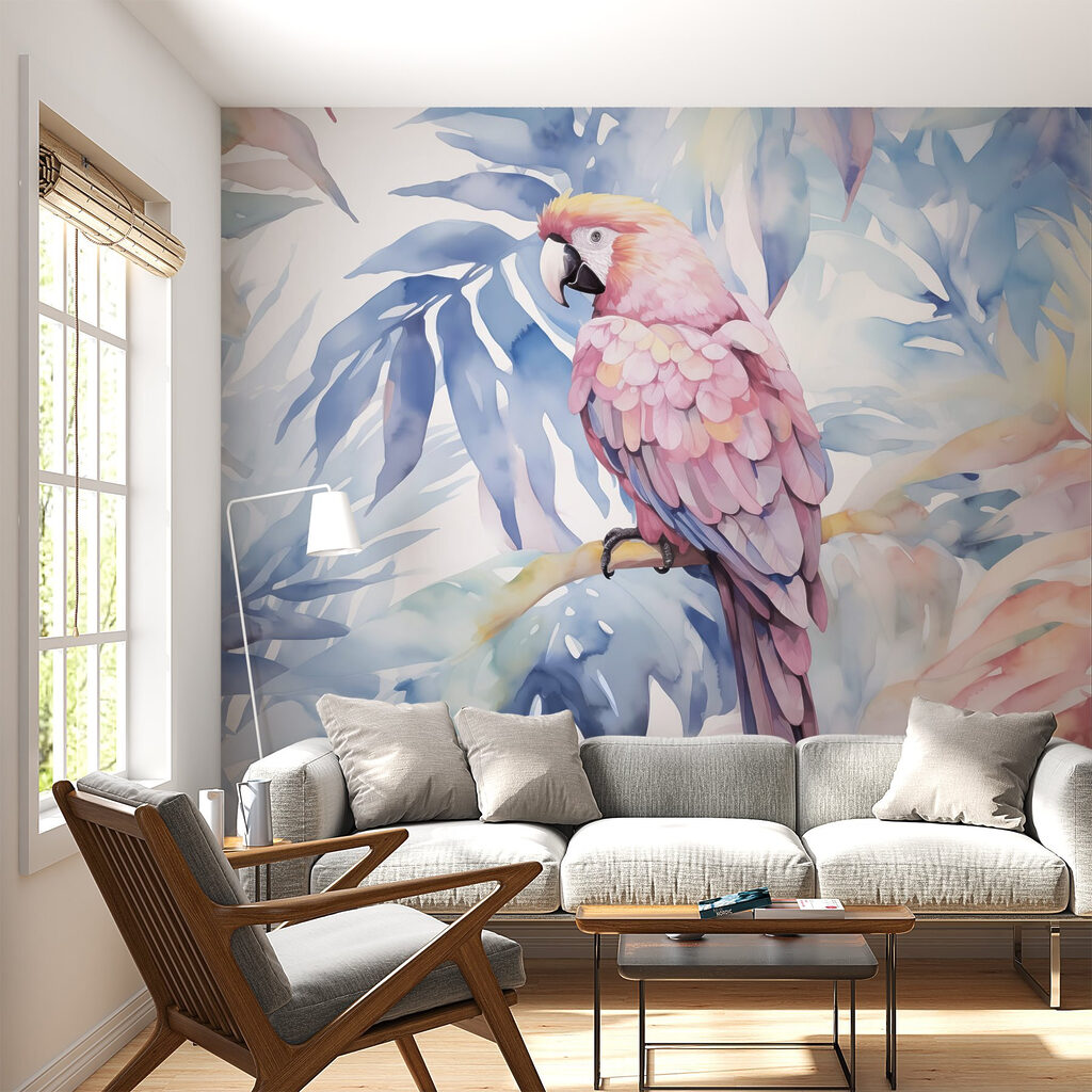 Colorful bird on a branch Colorful bird on a branch