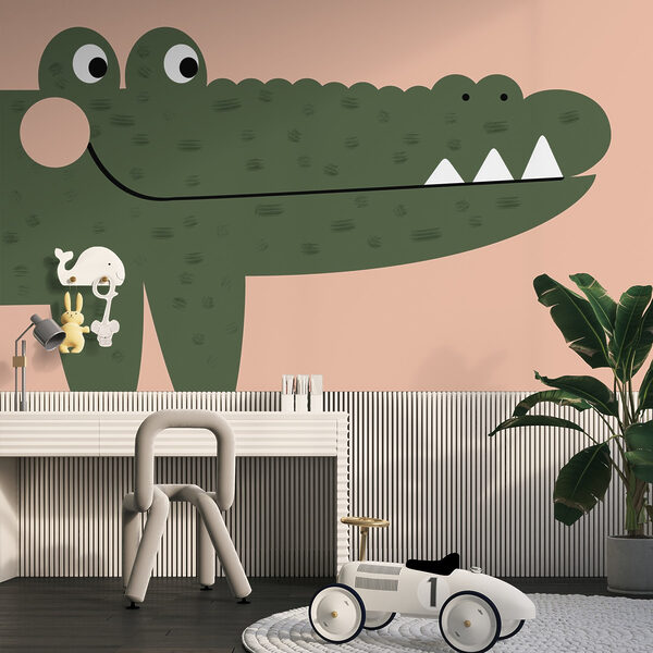 Desen animat al unui crocodil Desen animat al unui crocodil