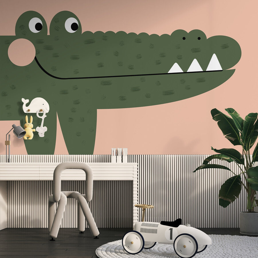 Desen animat al unui crocodil Desen animat al unui crocodil