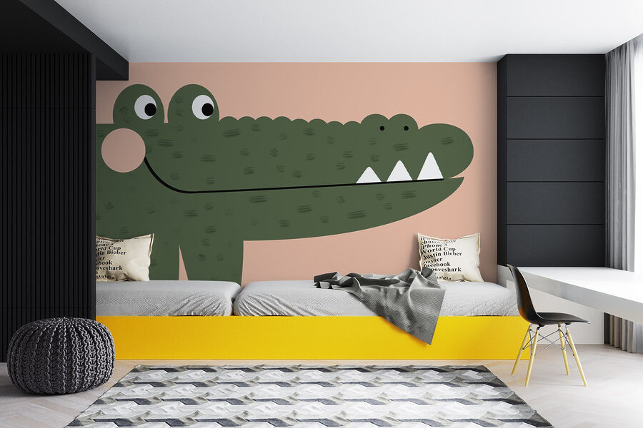 Desen animat al unui crocodil Desen animat al unui crocodil
