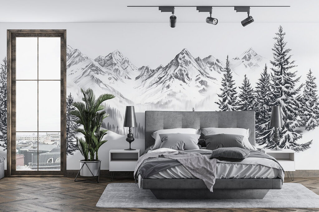 Desenul unui lanț muntos înzăpezit w02352pib98r 1024x683 - Desenul unui lanț muntos înzăpezit
