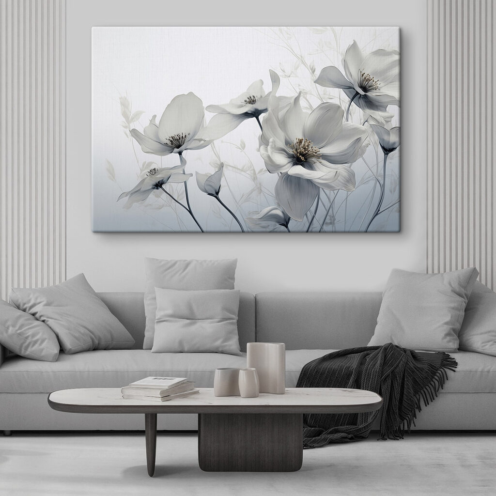 Delicate petals in soft tones