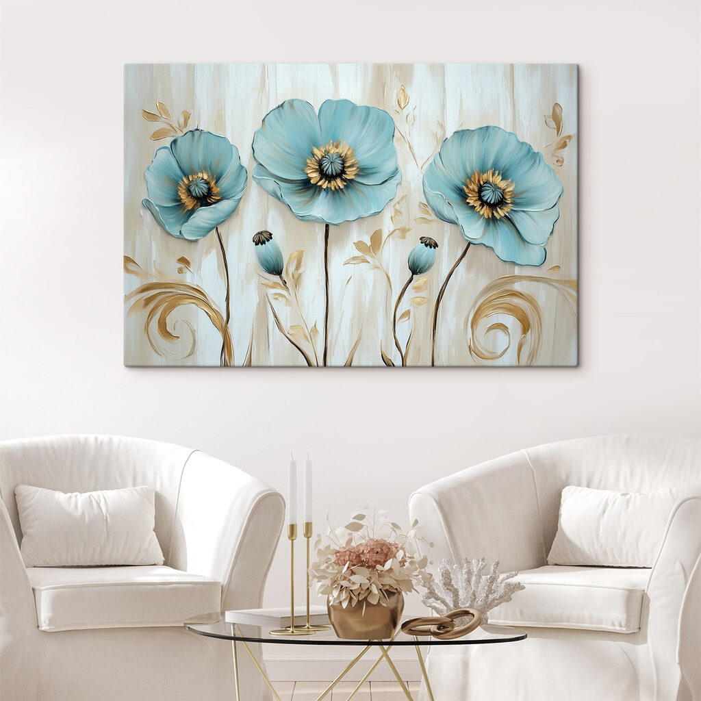 Delicate blooms in soft hues