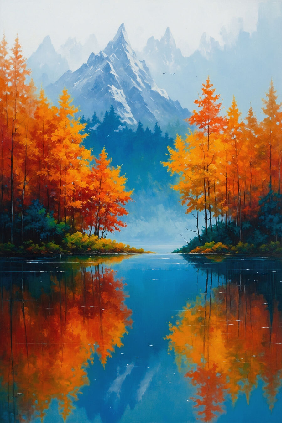 Pictura unui munte și copaci