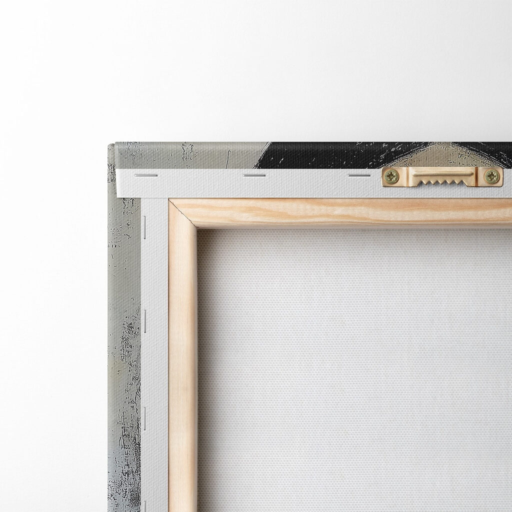 Painting of a woman with blue eyes