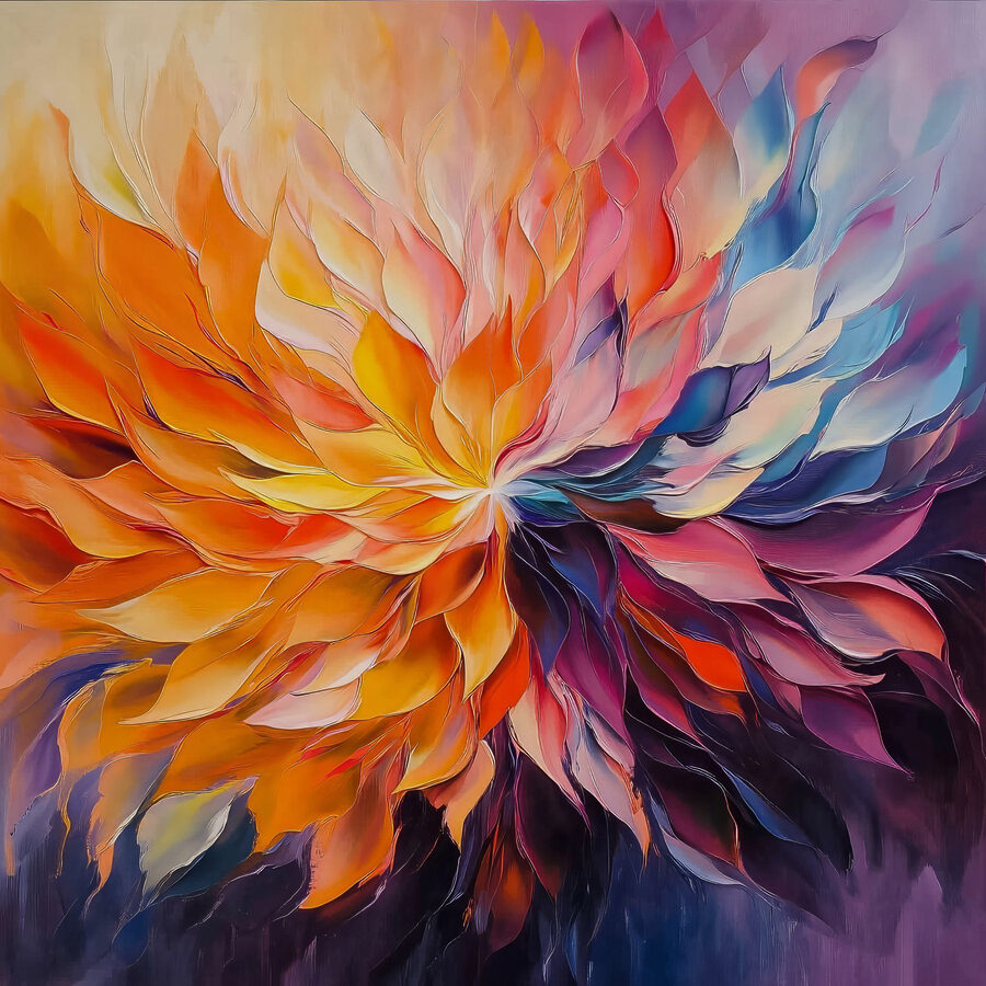Pictura unei flori Pictura unei flori