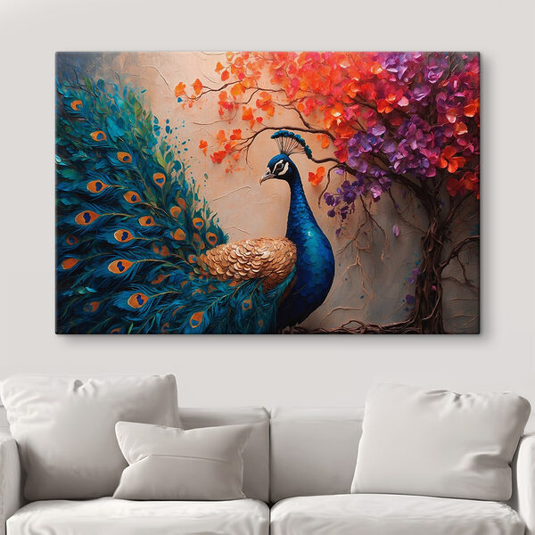 Pictura unui păun Pictura unui păun