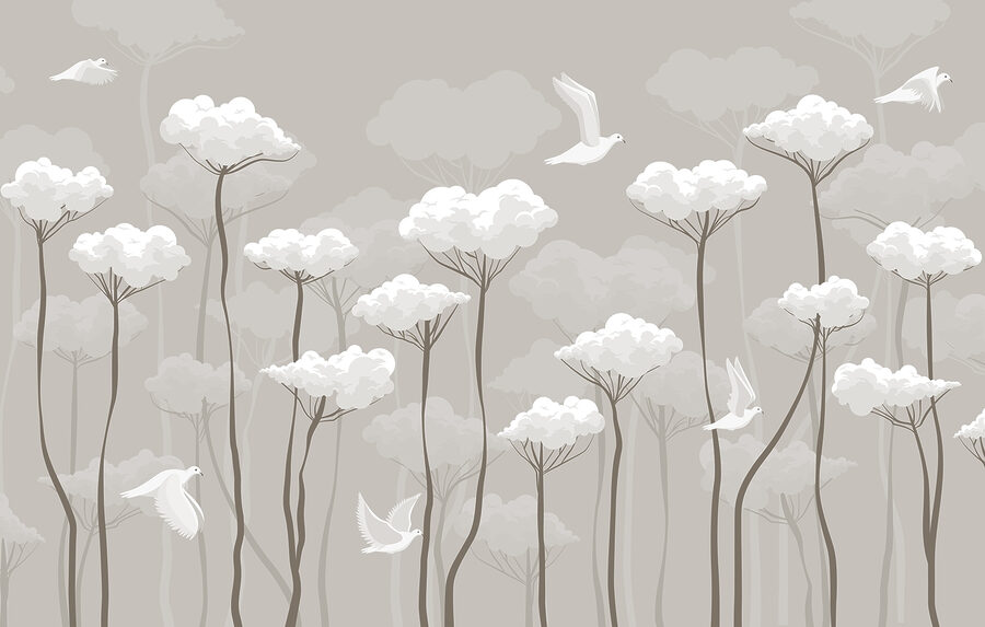 Birds flying in the sky Birds flying in the sky
