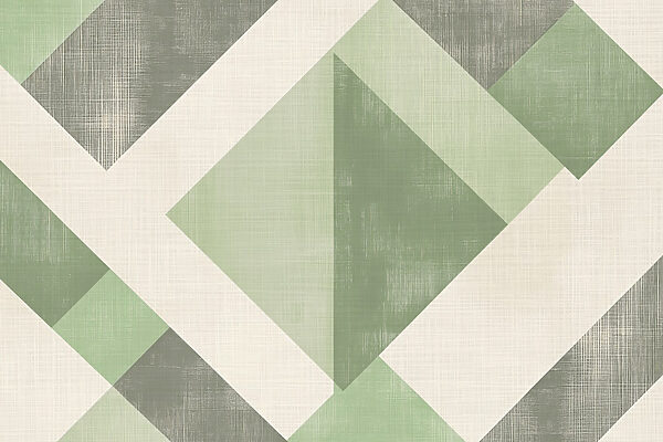 Model geometric verde și alb Model geometric verde și alb