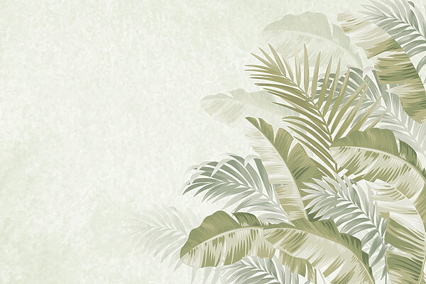 Calm frunze tropicale design de fundal Calm frunze tropicale design de fundal