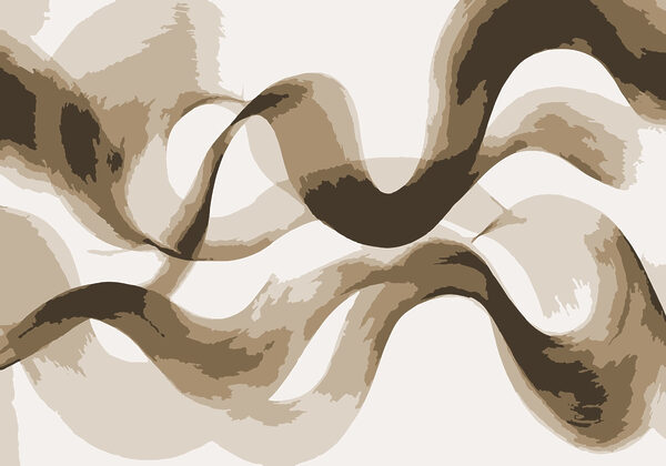 Curbe dinamice abstracte în tonuri neutre Curbe dinamice abstracte în tonuri neutre