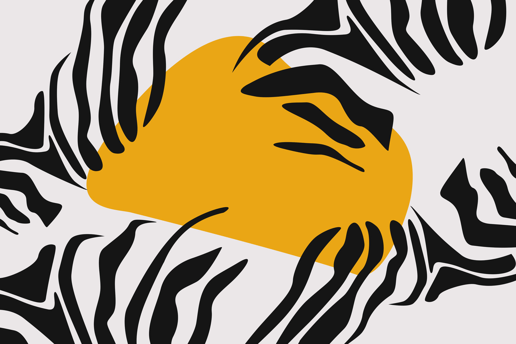 Yellow and black striped pattern Yellow and black striped pattern