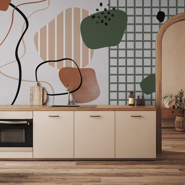 Model colorat cu linii și puncte negre Model colorat cu linii și puncte negre