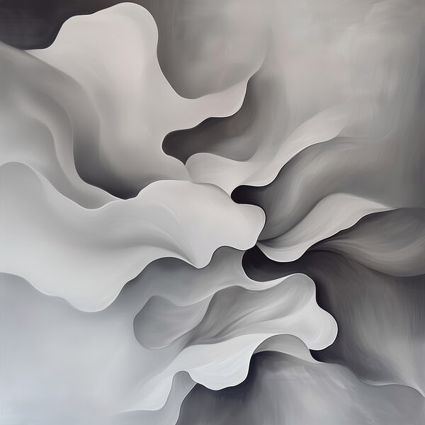 Alb și gri artă abstractă Alb și gri artă abstractă