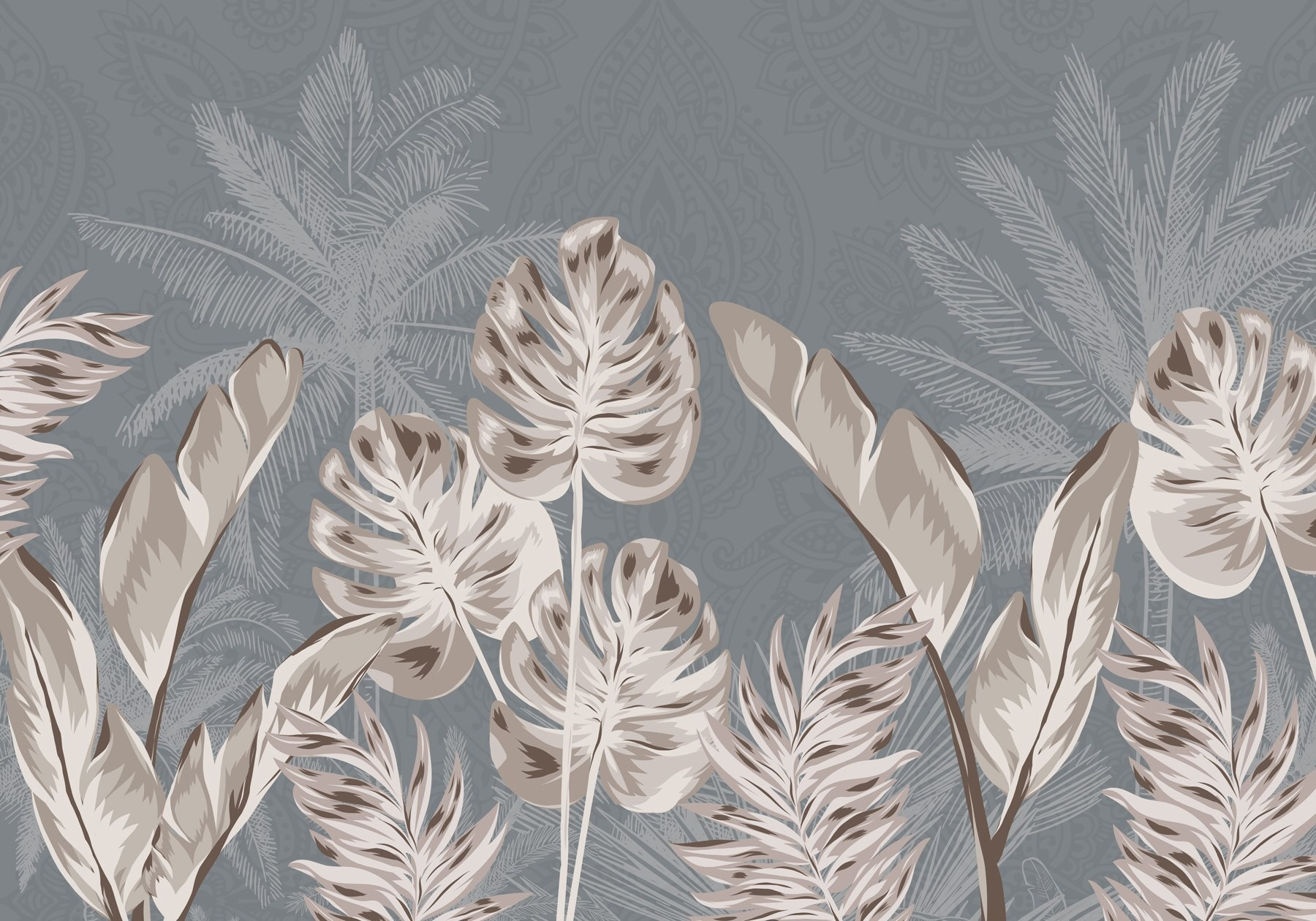 Elegant botanical design with soft hues