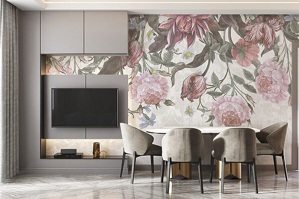 Delicate blooms in soft hues Delicate blooms in soft hues