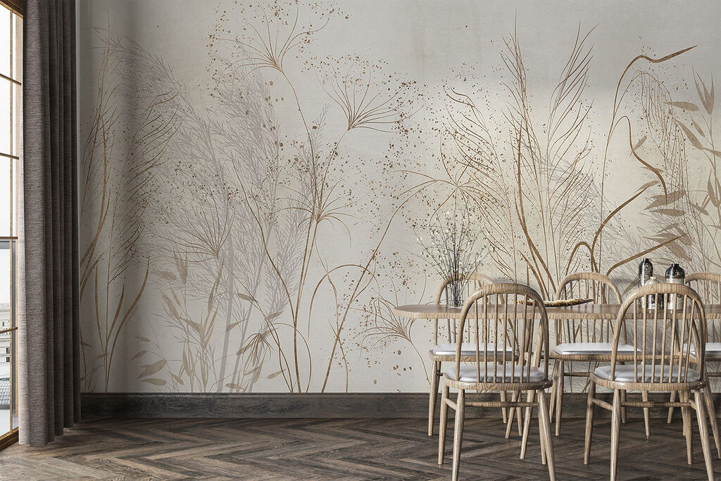 Calm and serene nature illustration