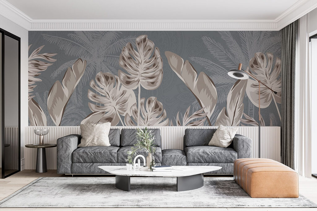 Elegant botanical design with soft hues