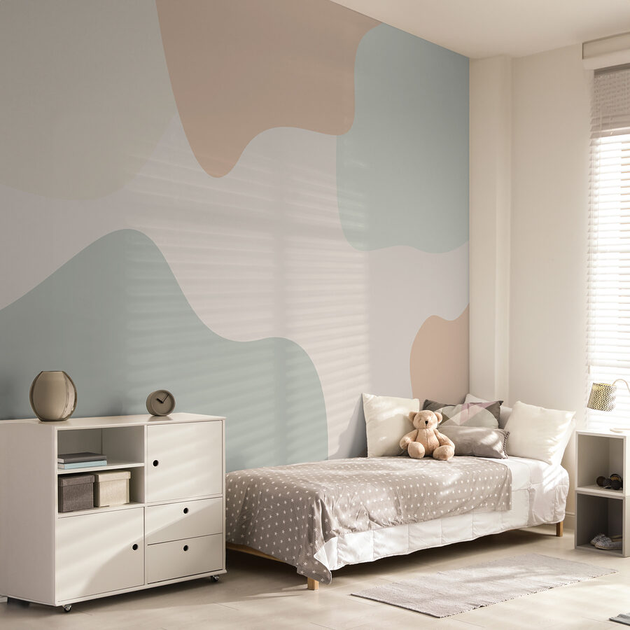 Fototapet Fundal colorat cu diferite forme - imagine 5