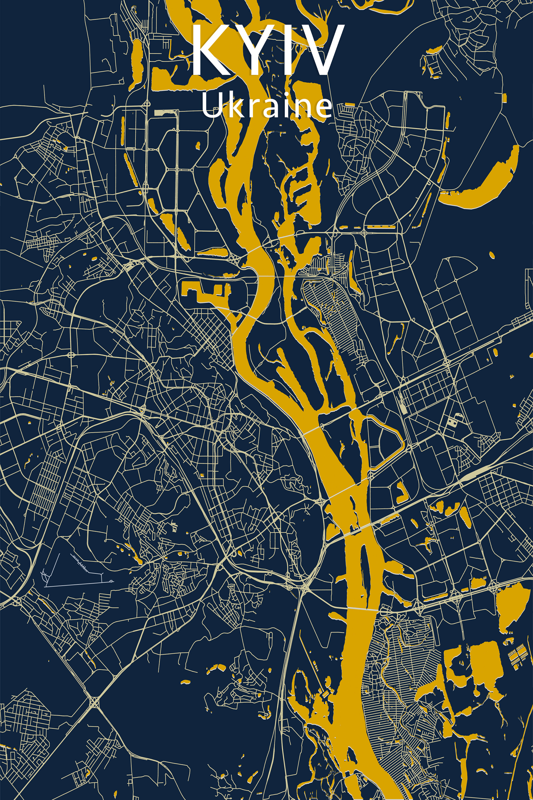 Map of a city
