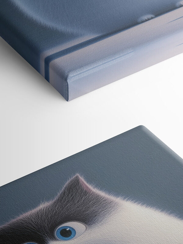 Cartoon of a cat looking at a little girl Cartoon of a cat looking at a little girl