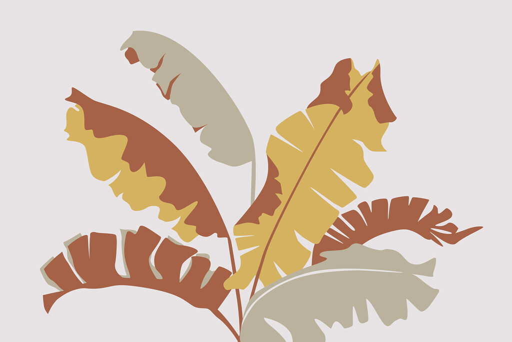 Plant with leaves on it