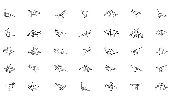 Colecție de animale origami Colecție de animale origami