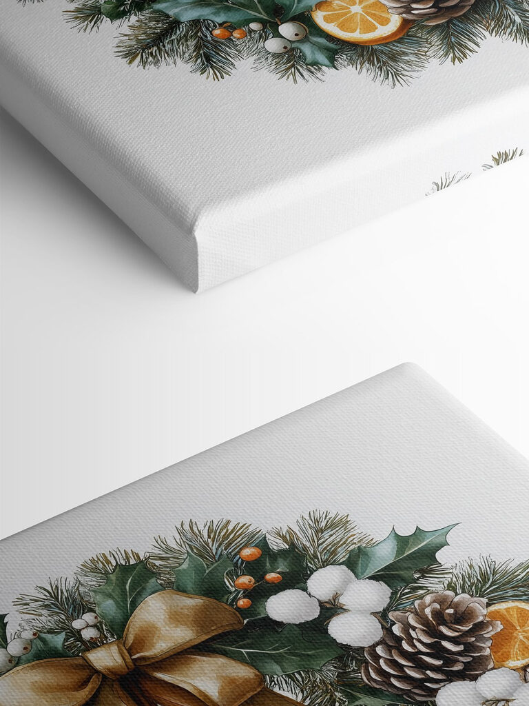 Wreath with pine cones and oranges Wreath with pine cones and oranges