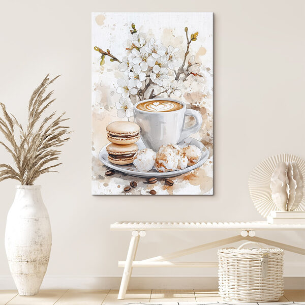 Ceașcă de cafea și prăjituri Ceașcă de cafea și prăjituri