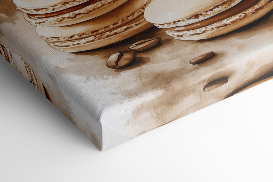 Ceașcă de cafea și macaroane