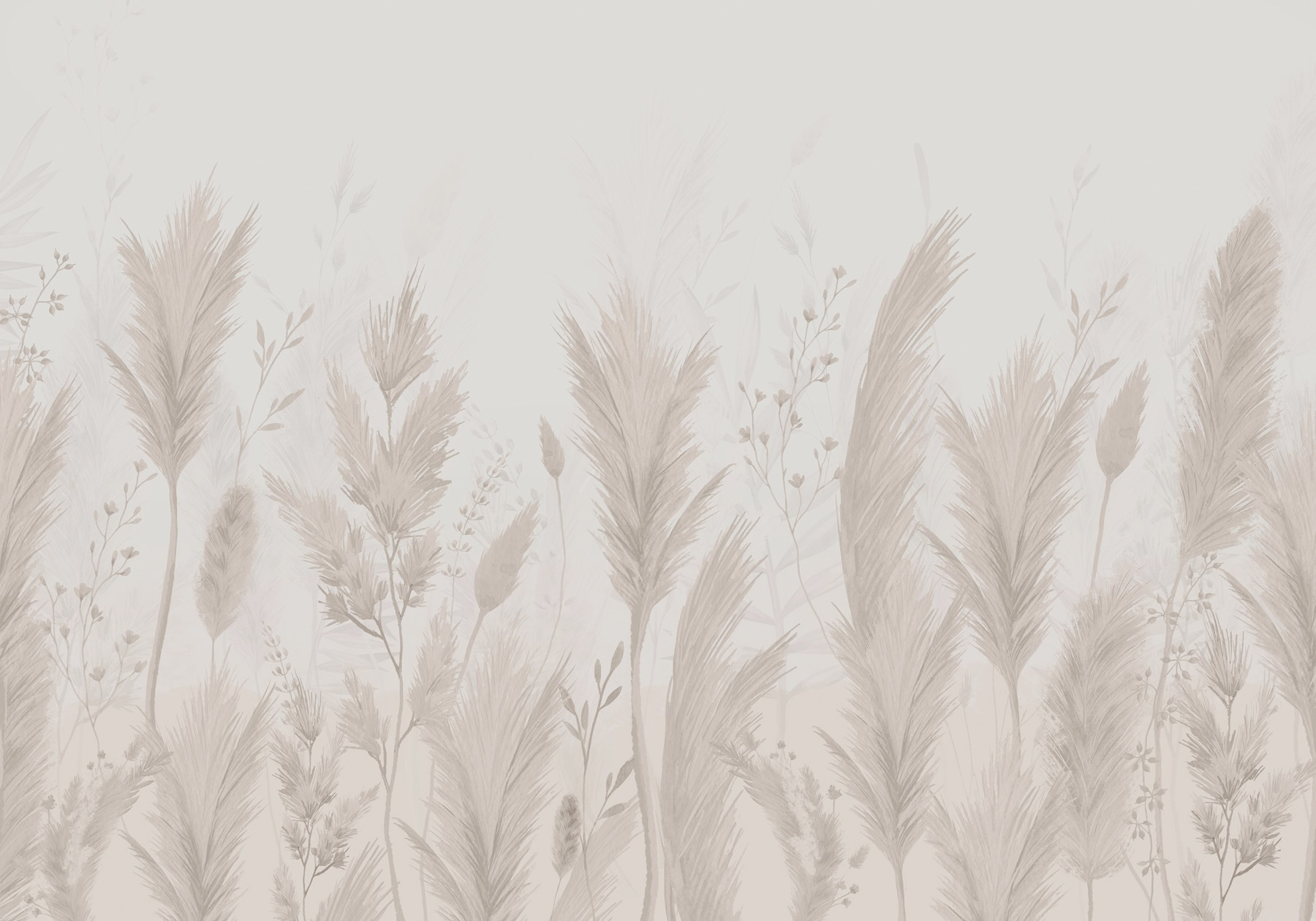 Graceful foliage in soft hues
