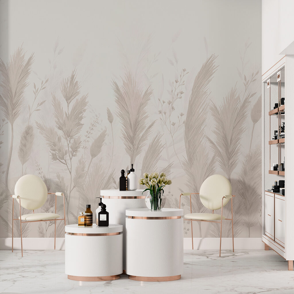 Graceful foliage in soft hues