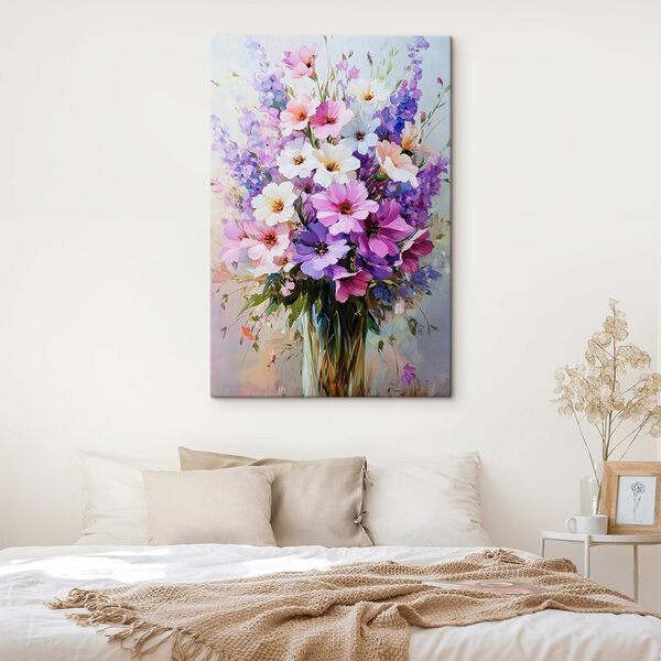 Pictura de flori într-o vază Pictura de flori într-o vază