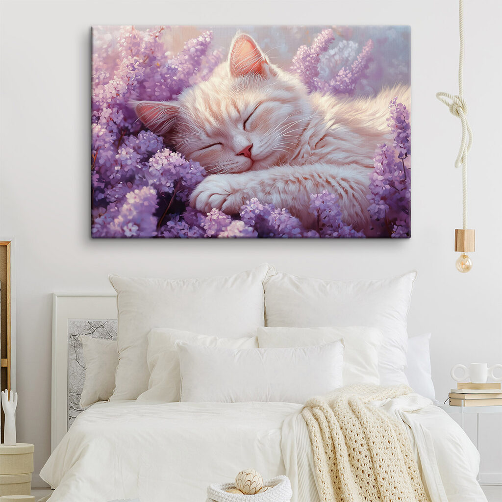 Pisica dormit într-un pat de flori s42012pib150 1024x1024 - Pisica dormit într-un pat de flori - tegory