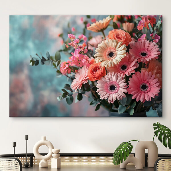 Buchet de flori într-o vază Buchet de flori într-o vază