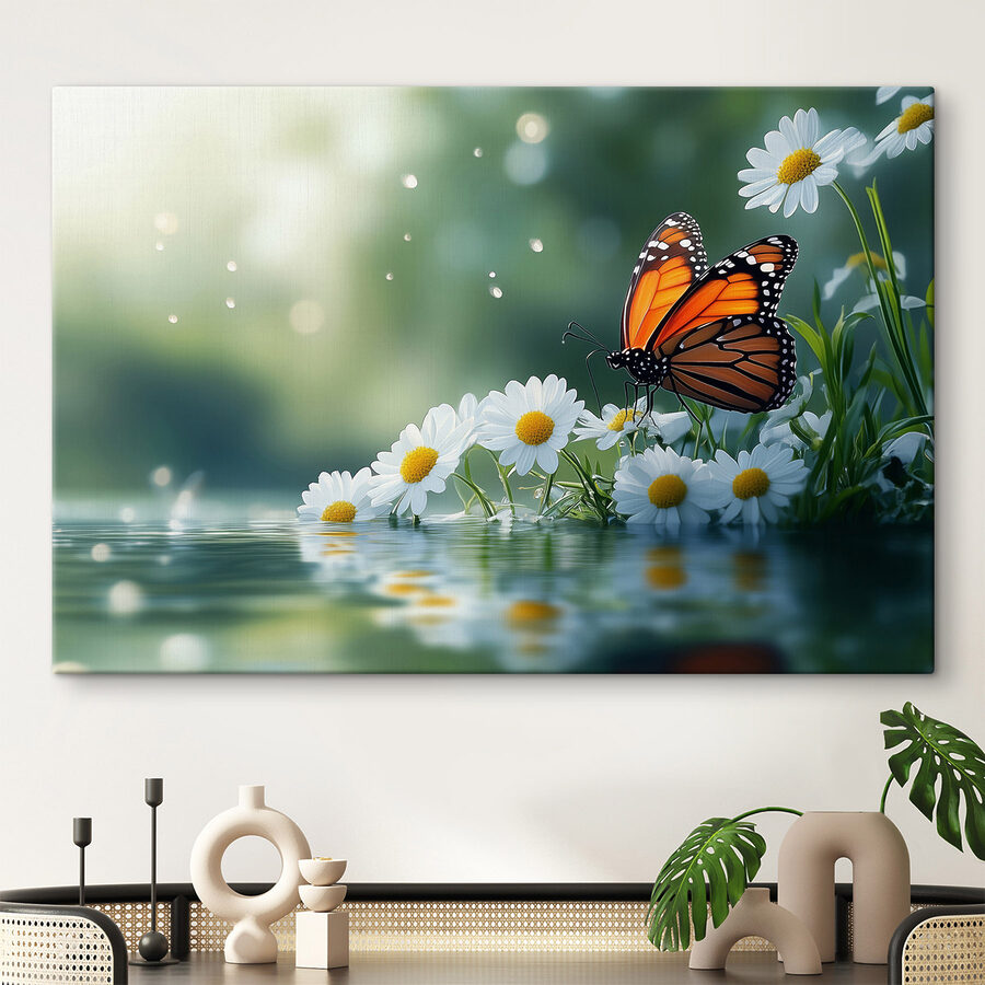 Fluture pe o floare