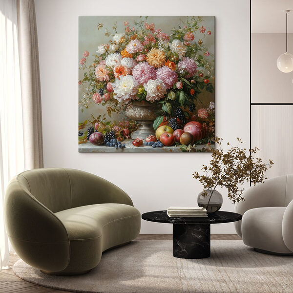 Pictura de flori într-o vază Pictura de flori într-o vază
