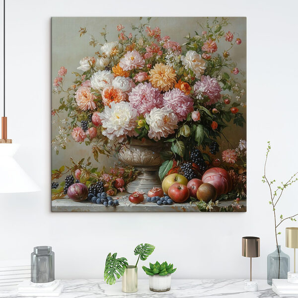 Pictura de flori într-o vază Pictura de flori într-o vază