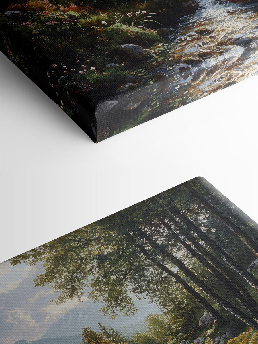 Tablouri Curent care curge printr-o pădure - imagine 4
