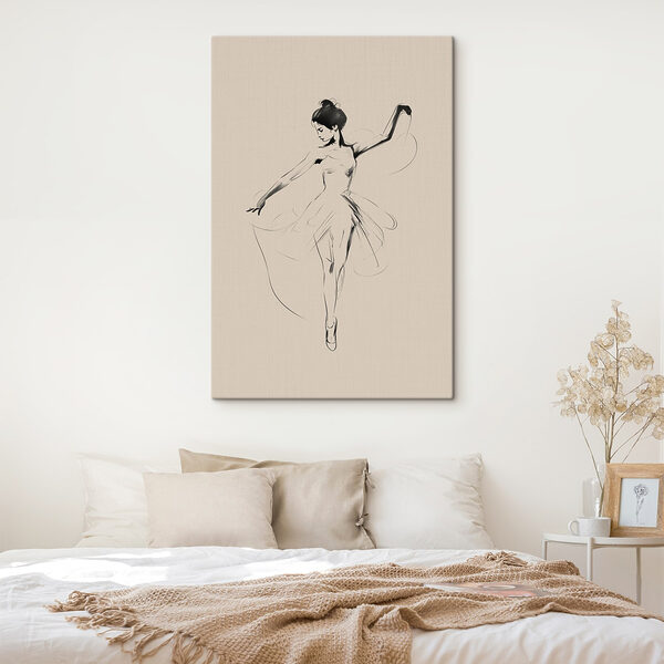 Desenul unei femei care dansează Desenul unei femei care dansează