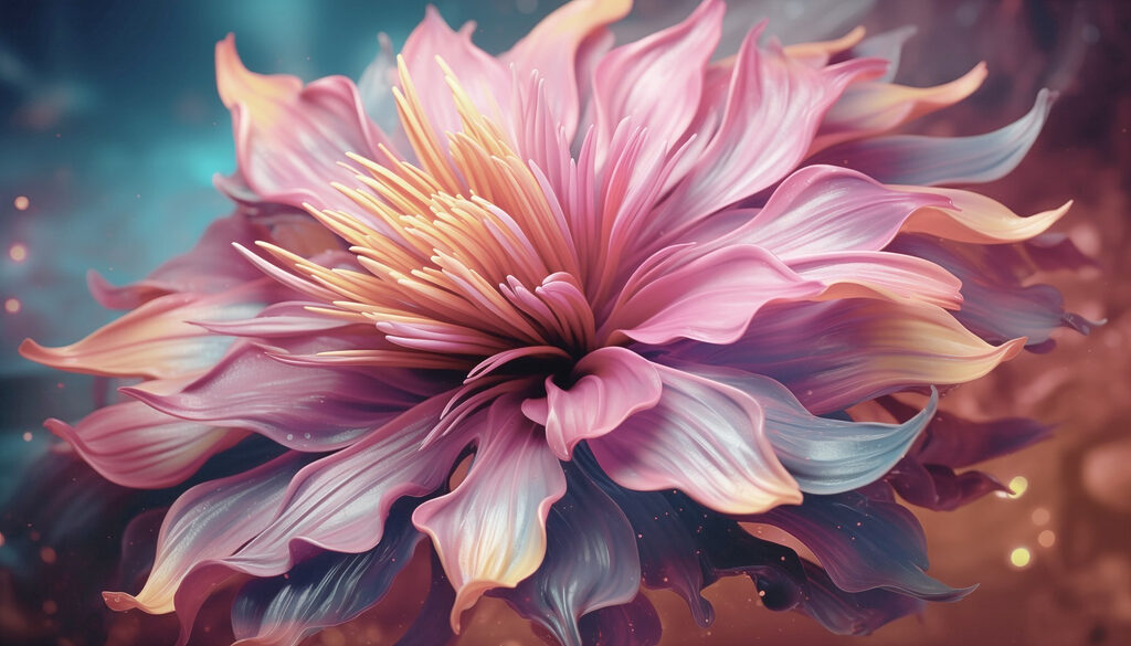 Floare uimitoare în culori moi Floare uimitoare în culori moi