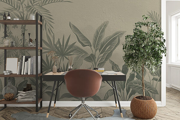Wallpaper cu plante pe el Wallpaper cu plante pe el