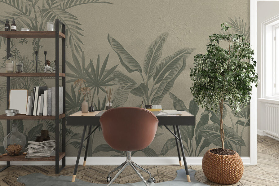 Wallpaper cu plante pe el Wallpaper cu plante pe el