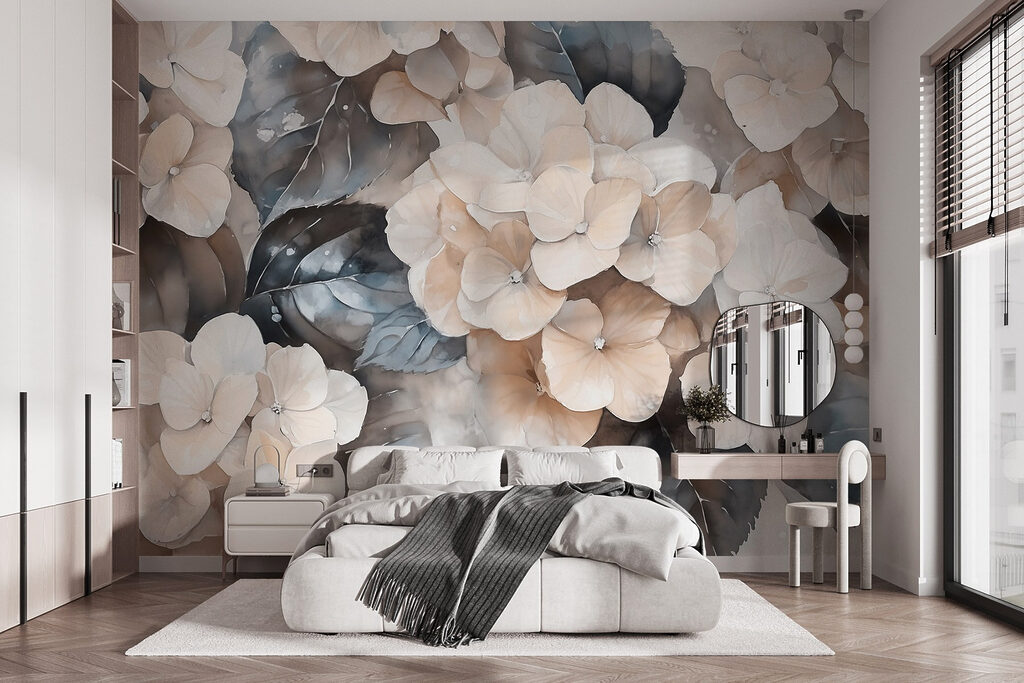 Delicate blooms in soft hues