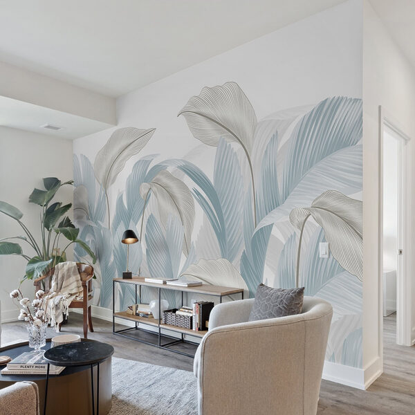 Nuanțe delicate de frunze tropicale Nuanțe delicate de frunze tropicale
