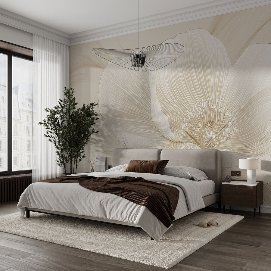 Linii delicate care definesc frumusețea florală