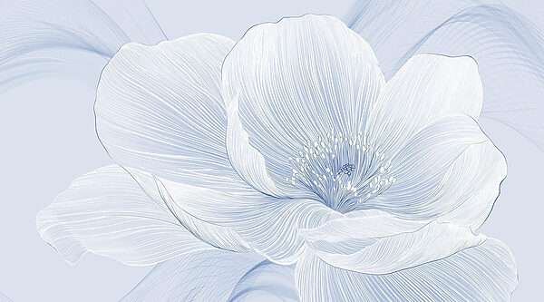 Delicate florale linie art design Delicate florale linie art design
